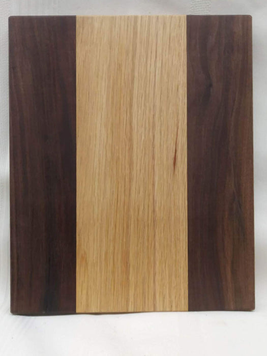 Walnut outsides with white oak inside cutting board - H090217