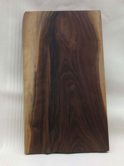 Partial Live Edge Walnut Cutting Board - H090202